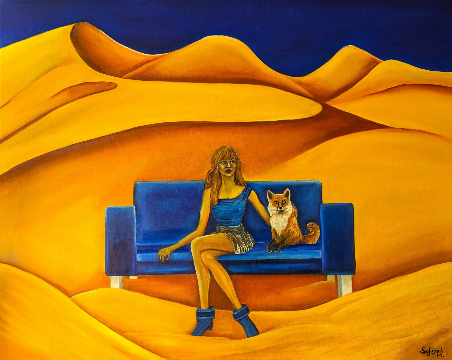 Adaptation - Sofigael M. - Huile sur lin