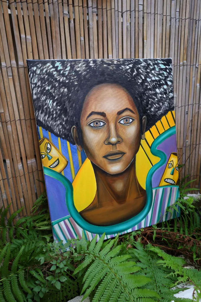 Résilience - Sofigael M. ART - Huile sur lin - 73 x 60 cm