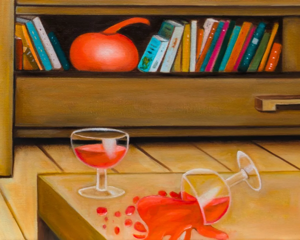 L'arrêt du programme - Sofigael M. 2025 - Huile sur lin - 65 x 81 cm