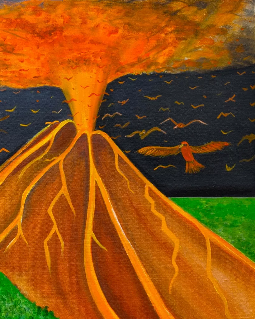 Delivrance - Sofigael M. 2025 - Huile sur lin - 81 x 65 cm - Art contemporain