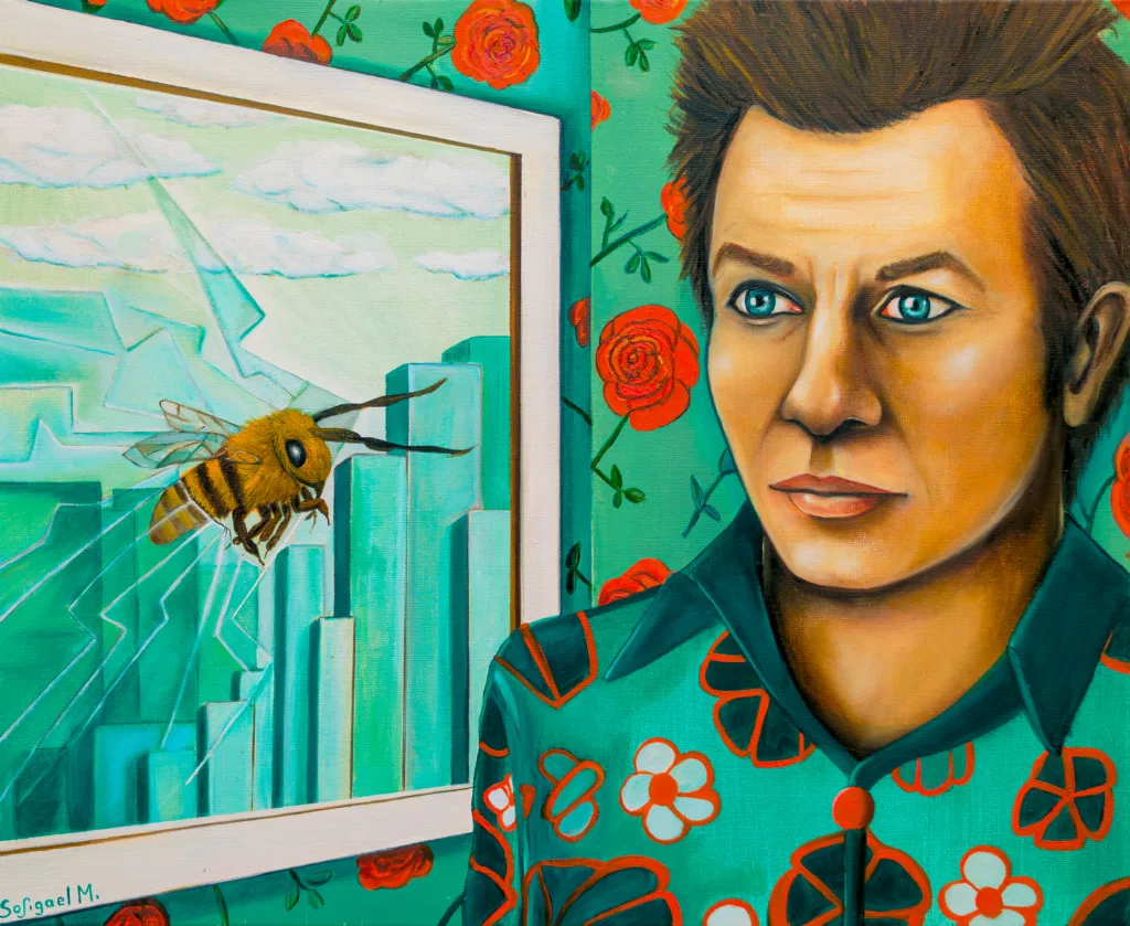 Le bourdonnement - Sofigael M. - Huile sur lin - 2025