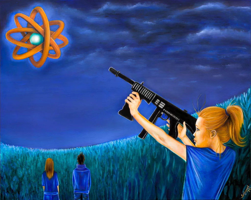 Hopeless machines - Sofigael M. 2026 - Technique mixte - 65 x 81 cm