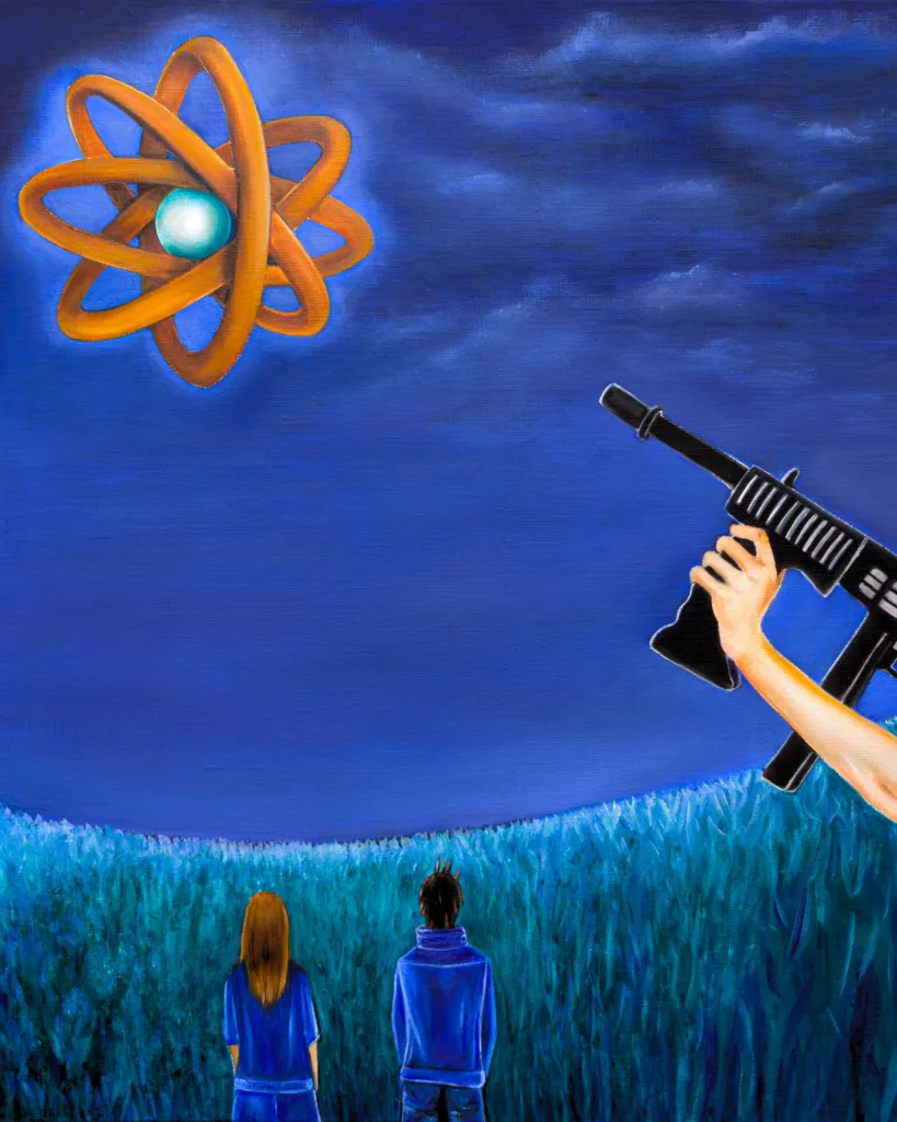 Hopeless machines - Sofigael M. 2026 - Technique mixte - 65 x 81 cm