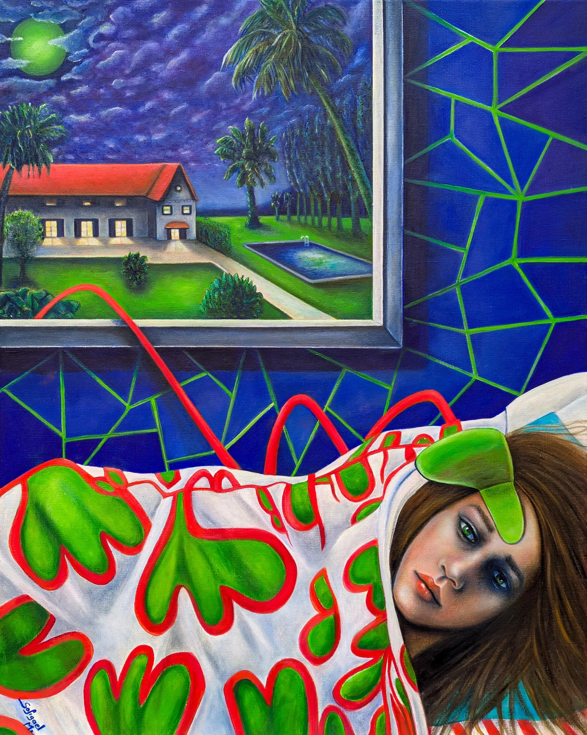 Dream house [Possession] • Sofigael M. • Huile sur lin • 81 x 65 cm • 2026