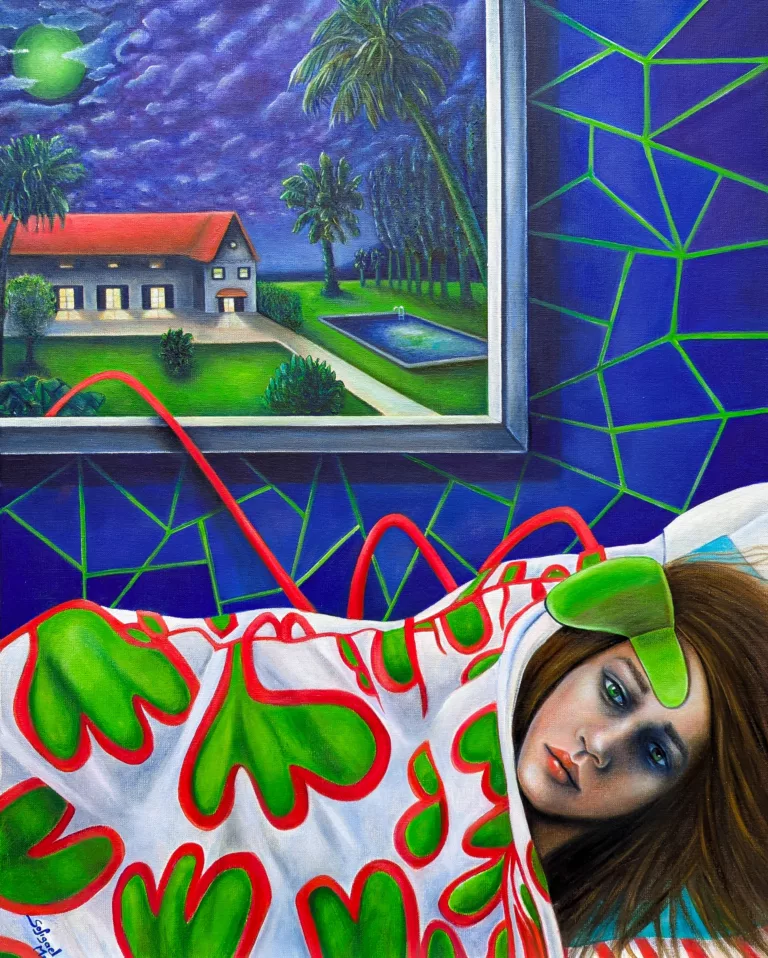 Dream house [Possession]• Sofigael M. • Huile sur lin • 81 x 65 cm • 2026