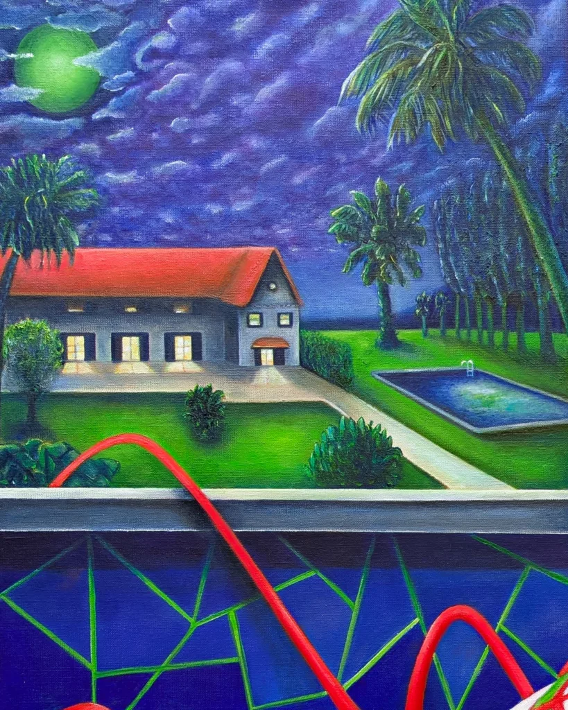 Dream house • Sofigael M. • Huile sur lin • 81 x 65 cm • 2026